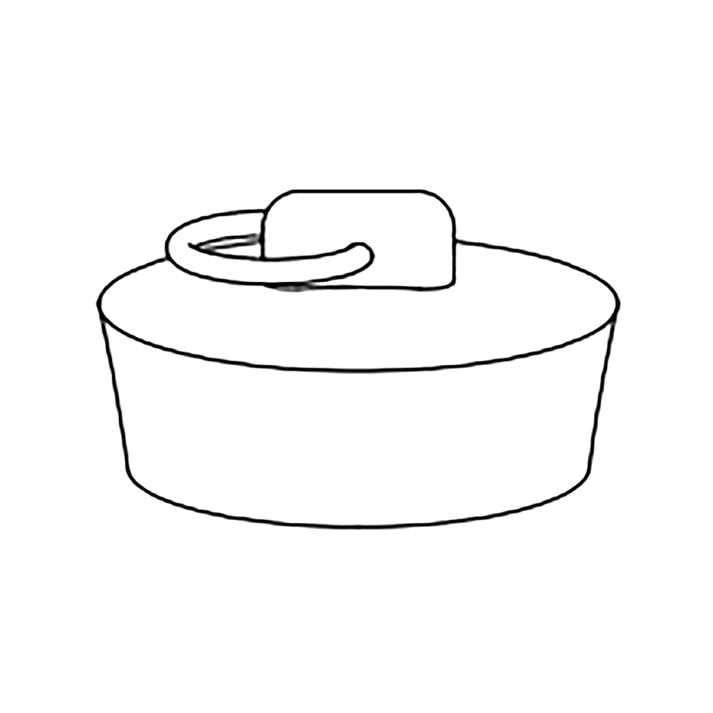 E. L. Mustee & Sons 23.303 Rubber Drain Stopper