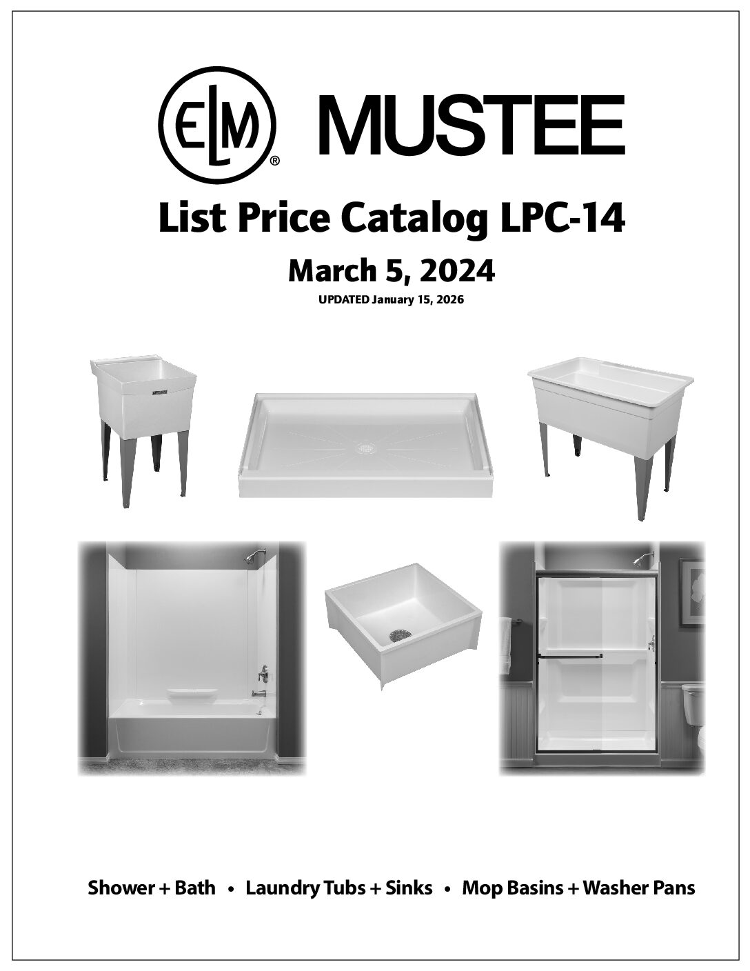 Our Products - List Price Booklet